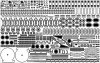 Pontos 23002F1 USS BB-63 Missouri 1945 Detail Up Set (Teak tone stained wooden deck) (1:200)